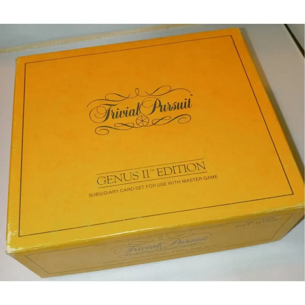 TRIVIAL PURSUIT Genus II Edition Subsidiary Card set For use w/Master Game - Picture 6 of 8
